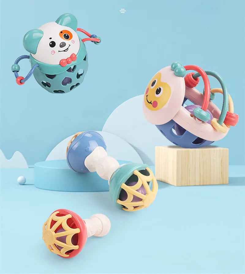 👶 Baby’s First Sensory Rattle – A Tiny Toy with Big Benefits! 🎈🐘 - ThiGui