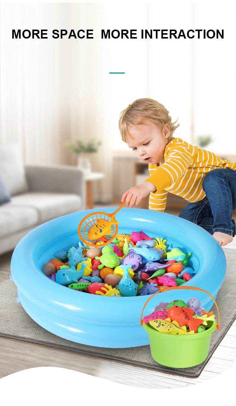 💦Splish Splash Fishing Bash – Magnetic Rod & Pool Toy Set for Curious Kids - ThiGui