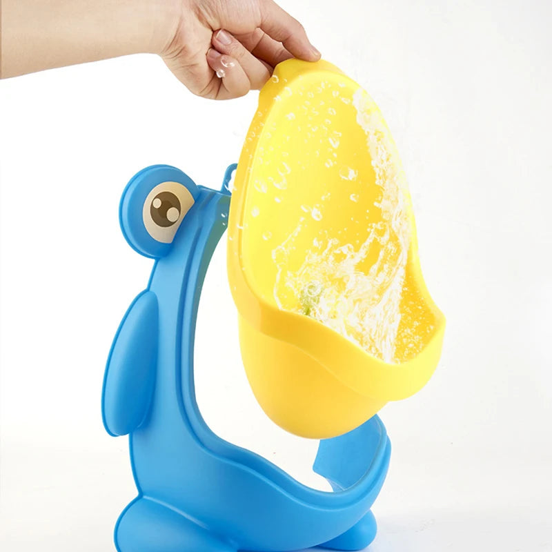 🐸 Froggy Fun Toilet Trainer – Wall-Mounted Urinal for Little Boys 🚽💦 - ThiGui
