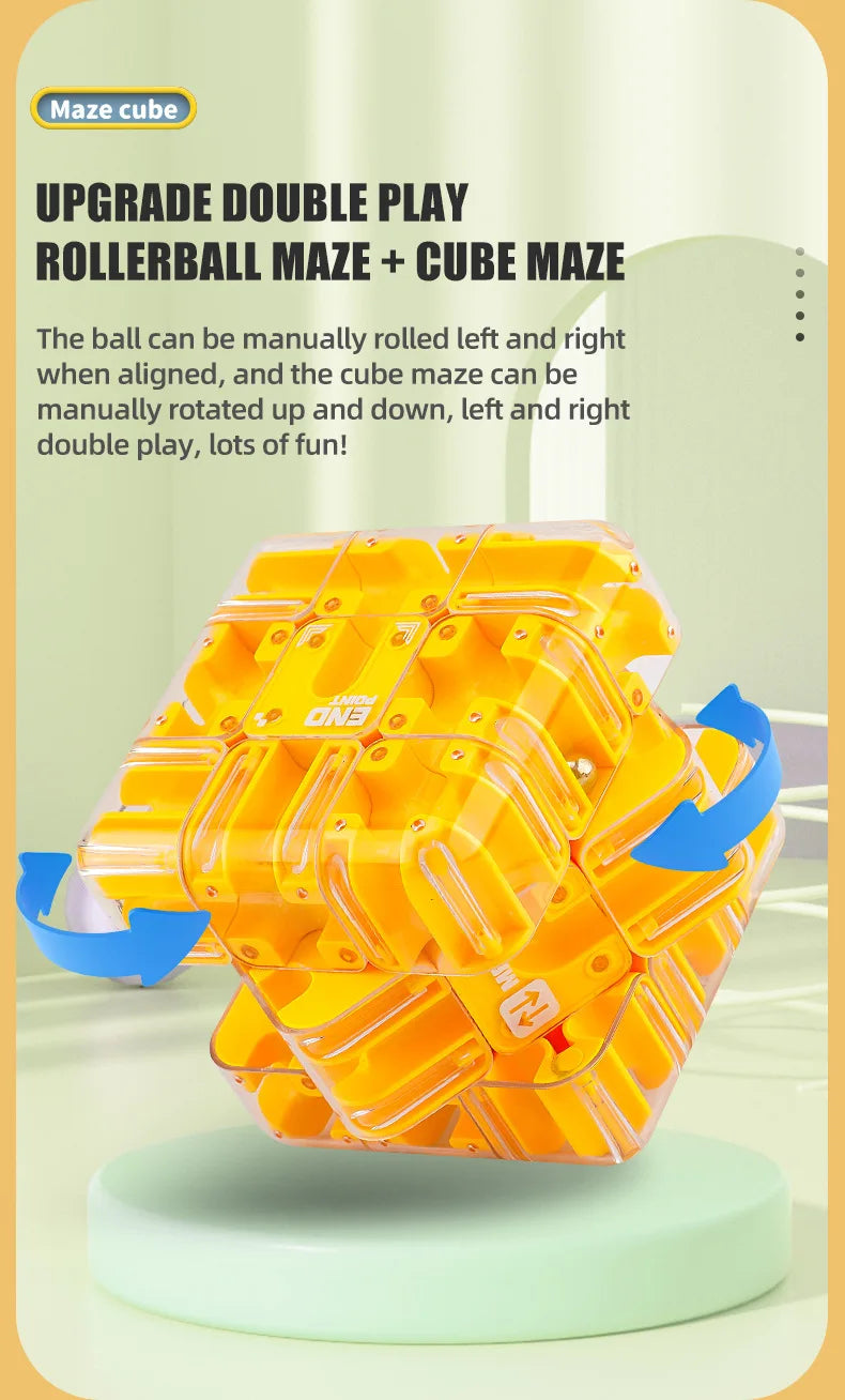 🌀🧩 3D Maze Magic Cube – Twist, Turn & Conquer the Labyrinth! 🎯💡 - ThiGui