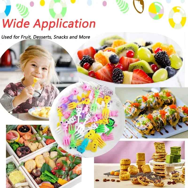 🐰🍎 Cute Animal Food Picks – Make Mealtime Fun & Fuss-Free! 🍱🎉 - ThiGui
