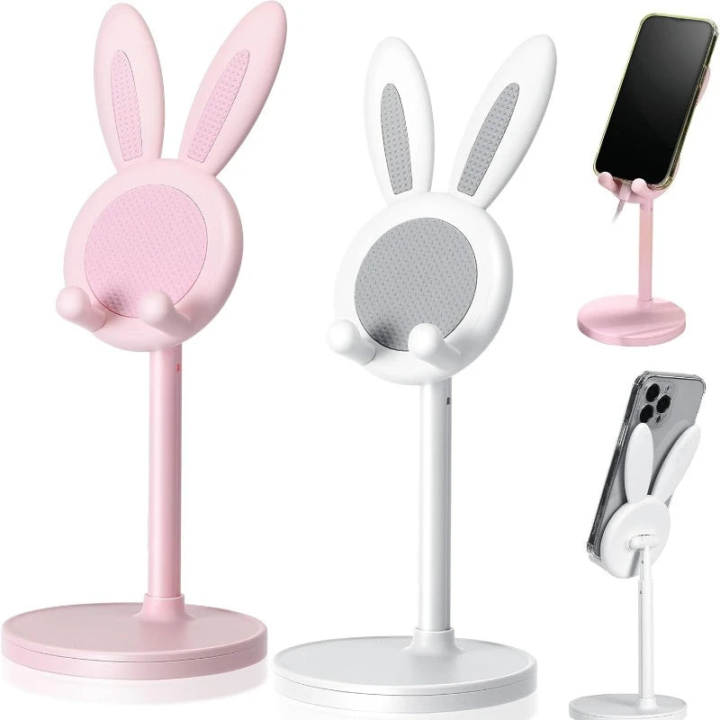 🐰📱 Cute & Clever! Bunny Phone Stand for Kids' Screens and Study Time 💡🎨 - ThiGui
