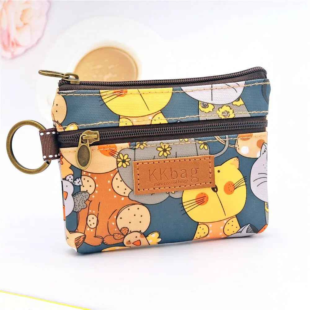 🐾 Pocket-Sized Cuteness! Cartoon Animal Zipper Coin Purses for Kids 🦊 - ThiGui