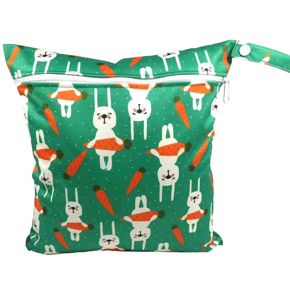 🌿 Mum’s Little Helper: Waterproof Reusable Wet Bag for Busy Days Out! 🍼 - ThiGui