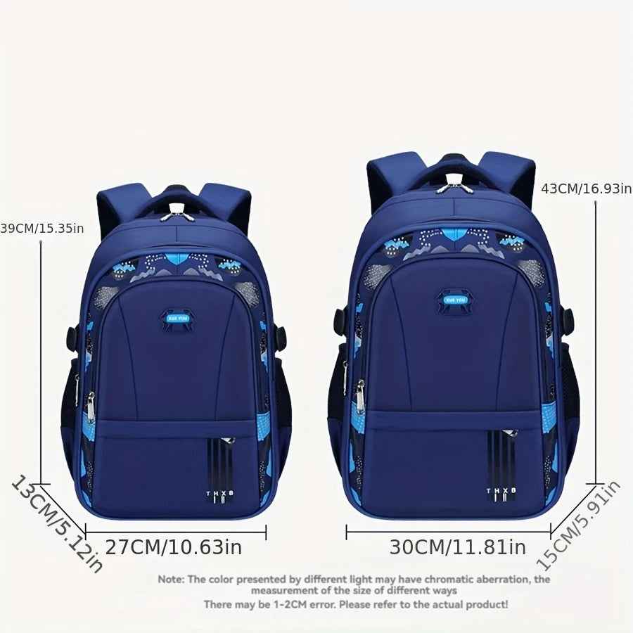 🎒 Perfect School Backpack for Boys Aged 6–12 – Comfy, Spacious & Super Cool! 🏫✨ - ThiGui