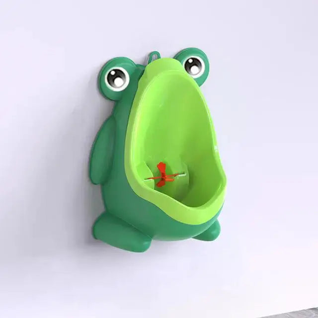 🐸 Froggy Fun Toilet Trainer – Wall-Mounted Urinal for Little Boys 🚽💦 - ThiGui