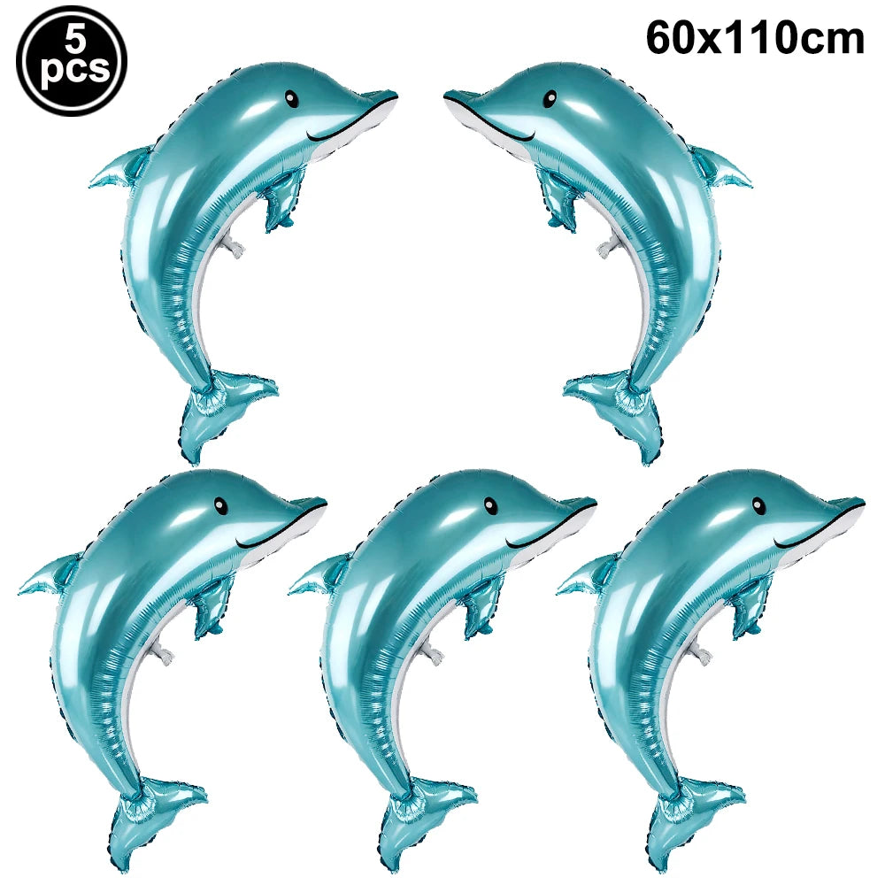 🐠 Under the Sea Birthday Balloon Set – Dive into a Magical Ocean Party! 🌊🎈 - ThiGui