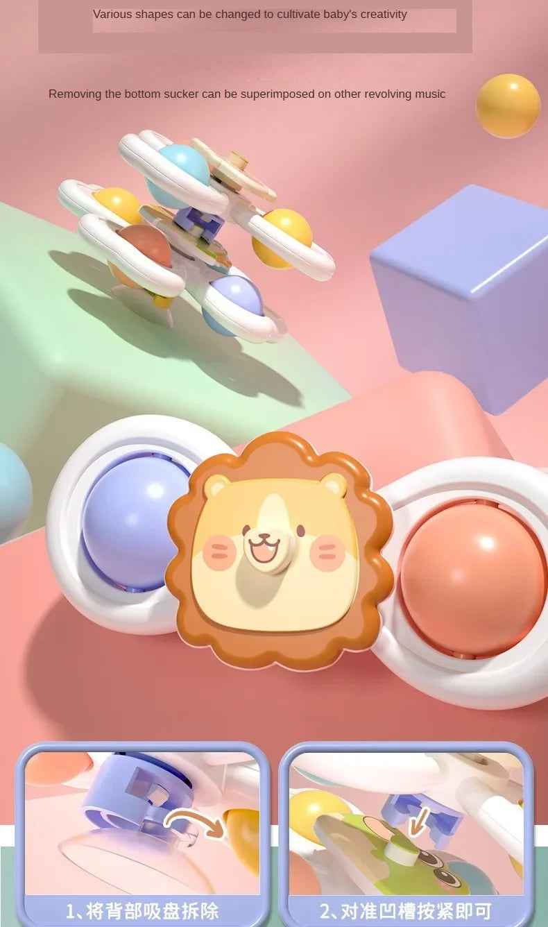 🌀 Spinner Suction Toys – Bath Time, Play Time, Anytime Fun! 🚿👶 - ThiGui