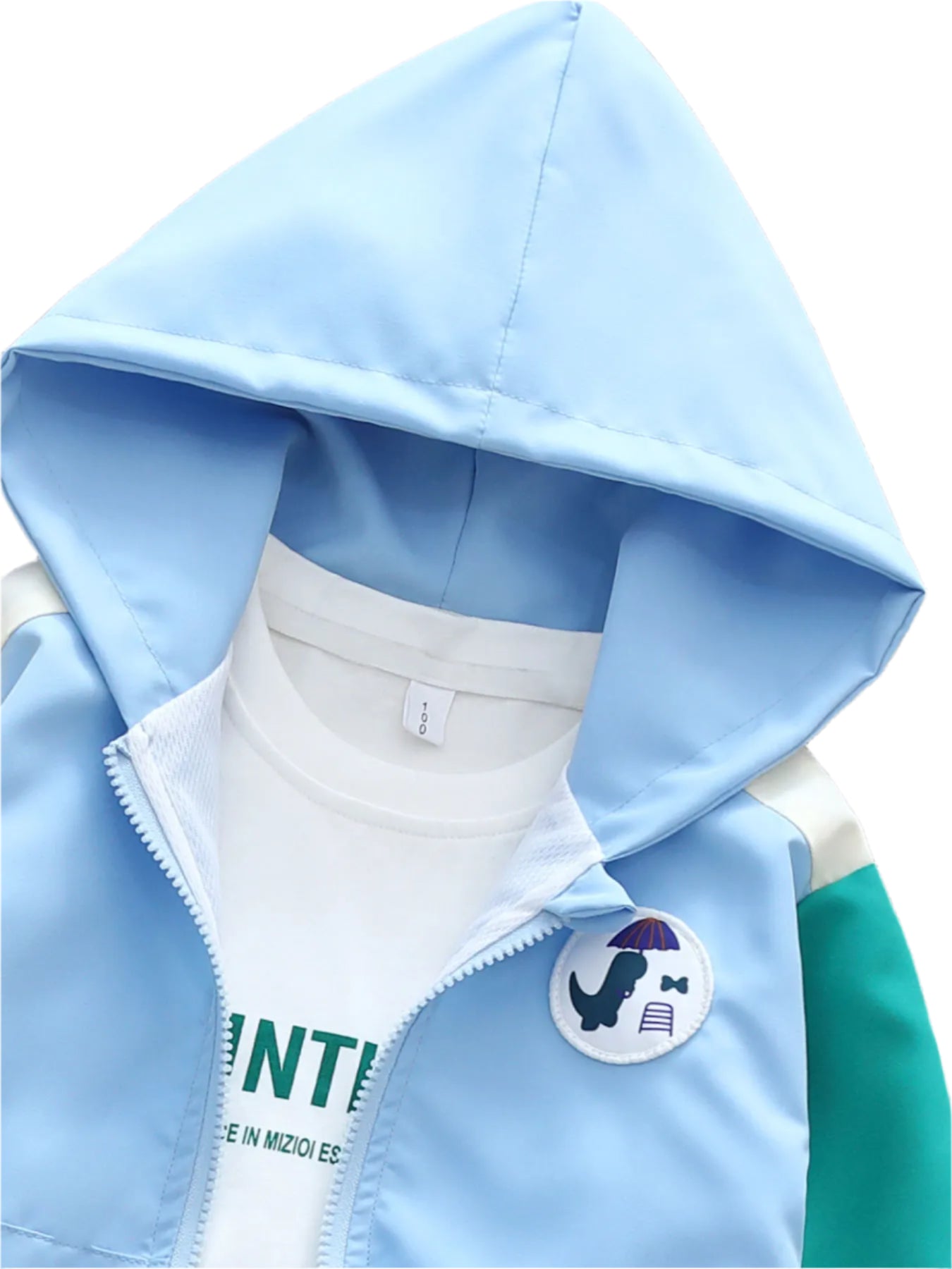 🦕 Dino Style On-the-Go! Hooded Jacket with Colour Patchwork for Boys & Girls (3–10Y) 🌈 - ThiGui