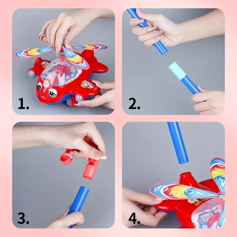 ✈️ 2-in-1 Baby Walker & Plane Toy – Support & Fun for First Steps! 🚶‍♂️💙 - ThiGui