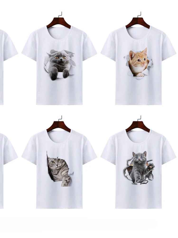 🐱 Purr-fectly Cool! 3D Cat T-Shirt for Boys 😻🎨 - ThiGui