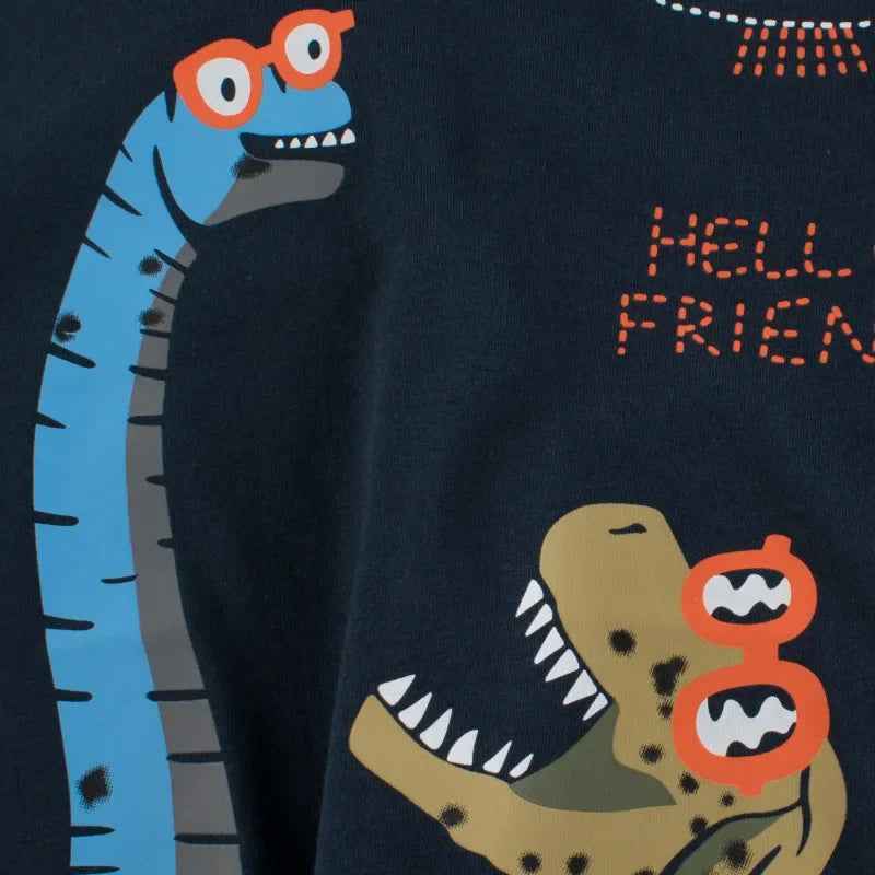 🦖 Roarsome Summer Style for Little Explorers! Dino-Mite Summer T-Shirt for Boys – Cool, Comfy & Full of Roar! - ThiGui
