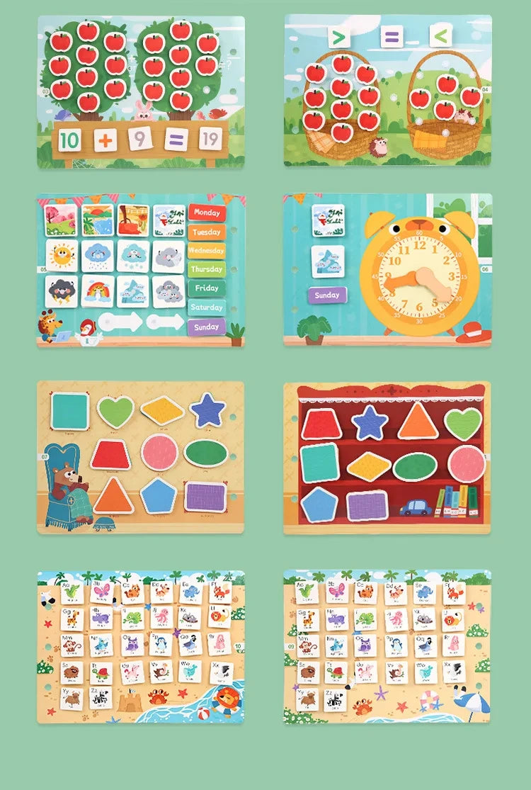 📘 My First Montessori Busy Book – Hands-On Learning Fun for Little Minds! 🧠✨ - ThiGui