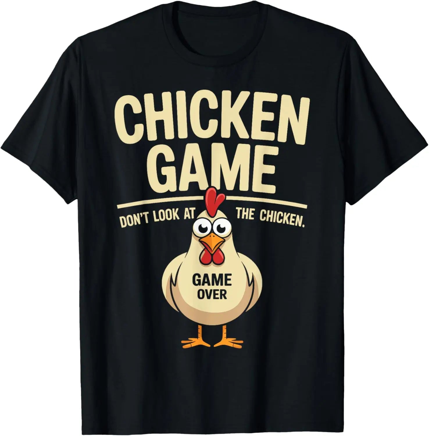 🐔🚫 Don’t Look at the Chicken! Hilarious Game-Inspired T-Shirt for Boys – Comfy, Bold & So Much Fun 😂👕 - ThiGui