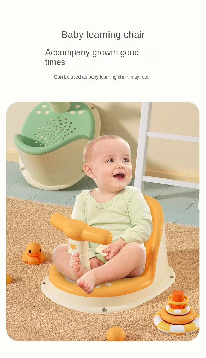 🚿Comfy Baby Shower Seat – Safe, Foldable & Perfect for Little Wigglers! 👶 - ThiGui