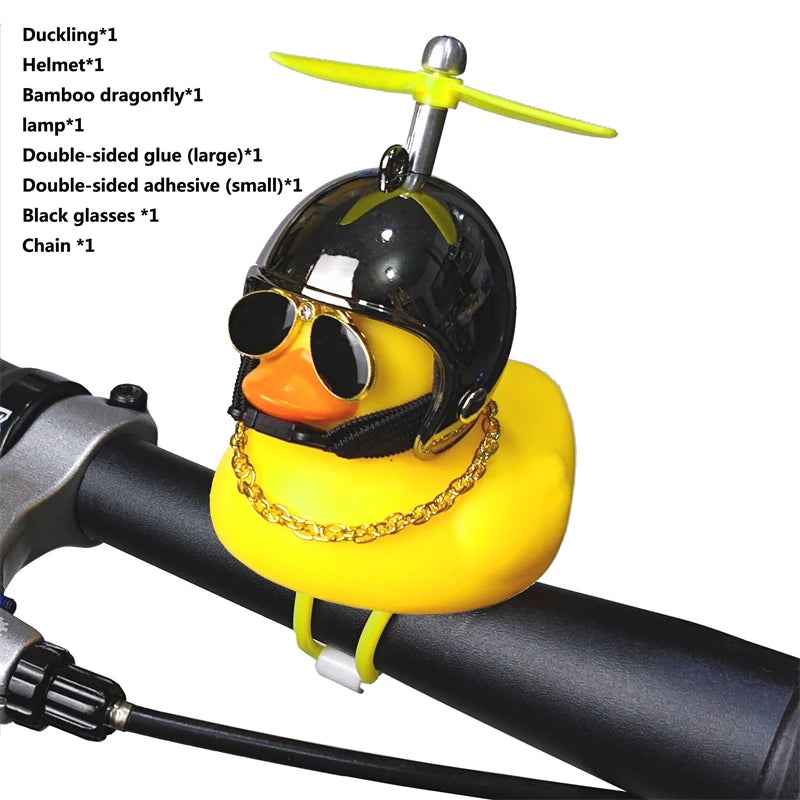 🚴Quack & Glow! The Little Yellow Duck That Lights Up Every Ride - ThiGui