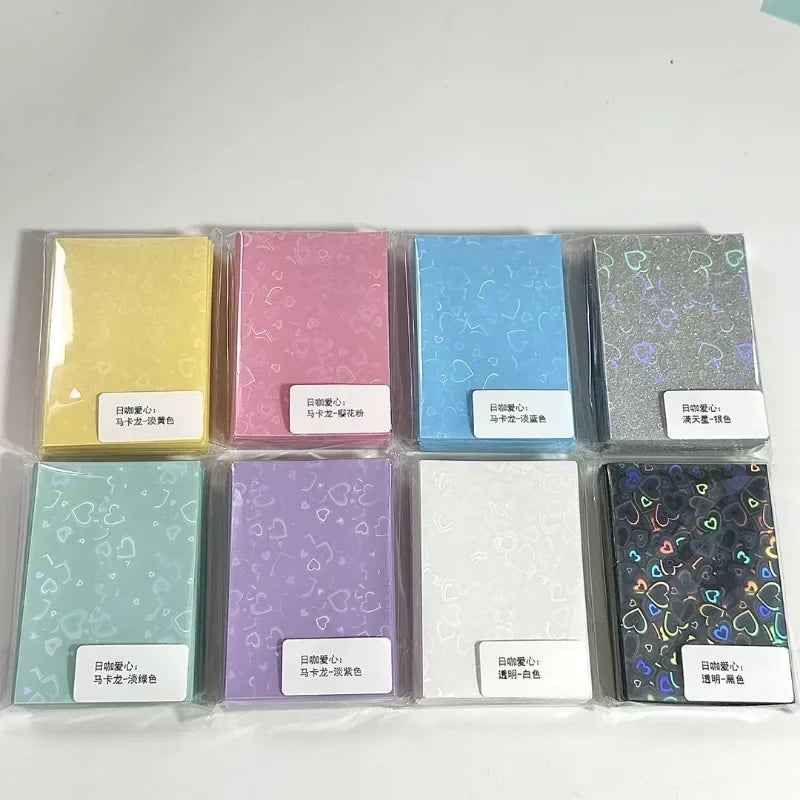 💖 Holographic Heart Card Sleeves – Sparkly Protection for Precious Photo Cards! ✨📸 - ThiGui
