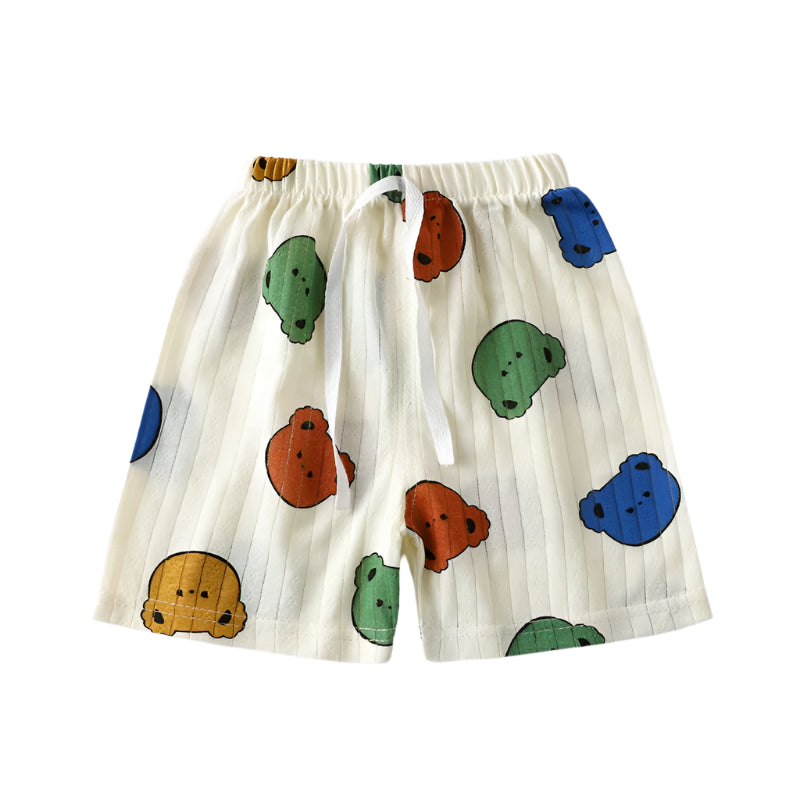 ☀️ Pure Cotton Summer Shorts – Comfy Coolness for Active Boys! 🩳🌈 - ThiGui