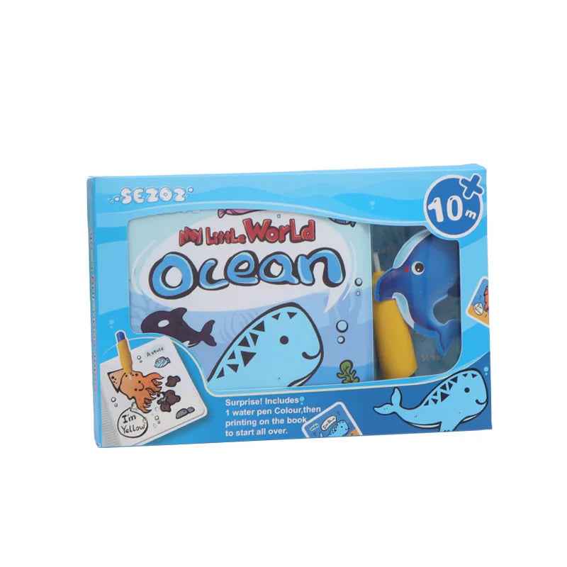 📖 Splash & Learn – Magic Bath Books That Reveal Colors with Water! 🛁🎨 - ThiGui