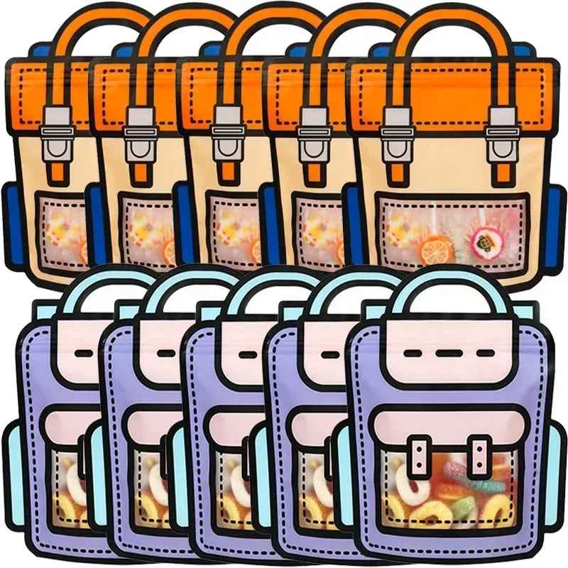 🎁 Fun Little Snack Bags – Reusable Cartoon Mini Pouches for Kids' Goodies 🍬🎉 - ThiGui