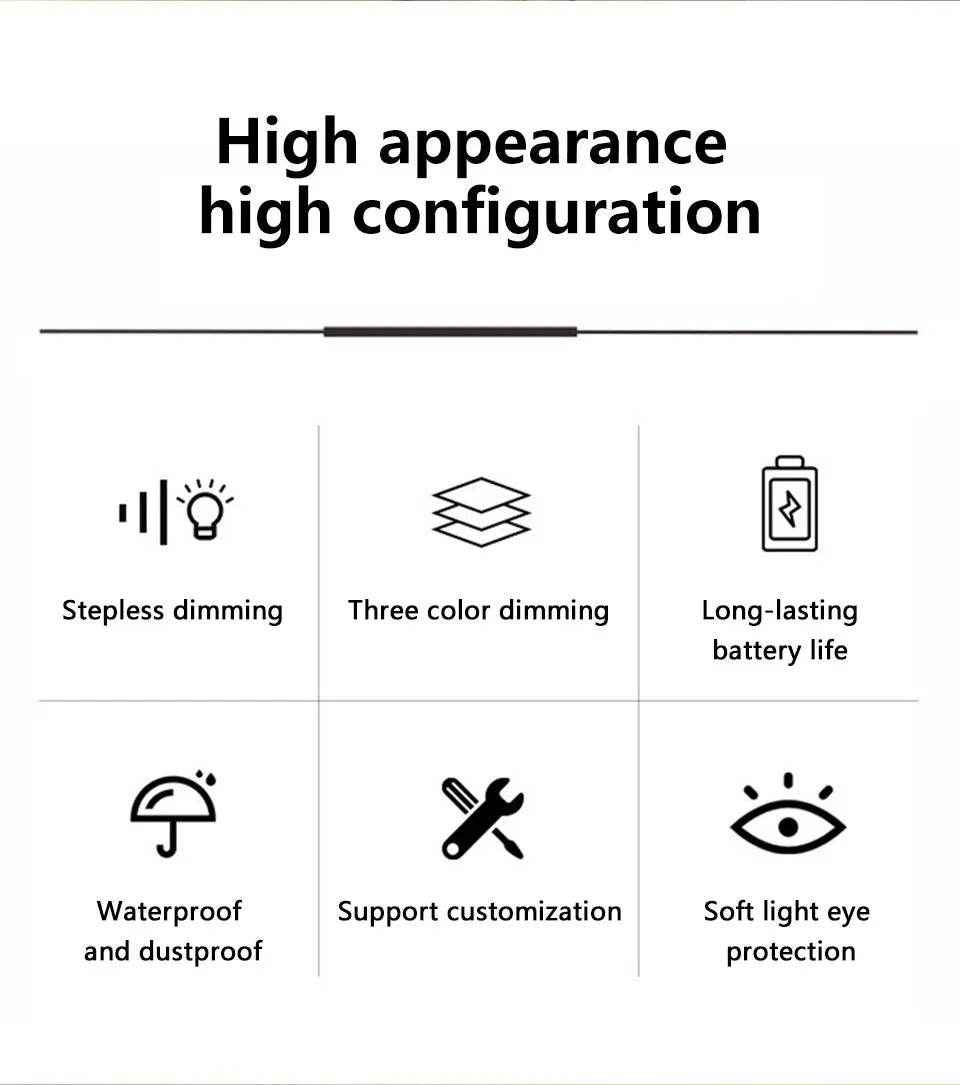 ✨ Touch, Glow & Go – Chic Rechargeable LED Table Lamp for Cosy Corners & Bedtime Calm - ThiGui