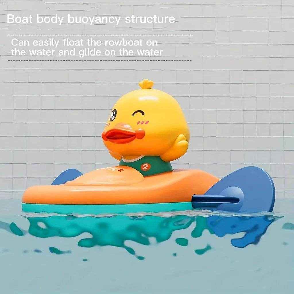 🐥 Little Yellow Duck Kayak Toy – A Splash of Fun for Every Bath & Pool Day! - ThiGui