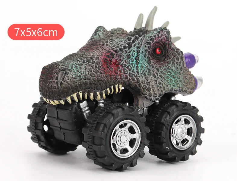 🦖🚗 Dino Pull-Back Cars – Mini Monster Trucks for Jurassic-Style Fun! 🎉💨v - ThiGui