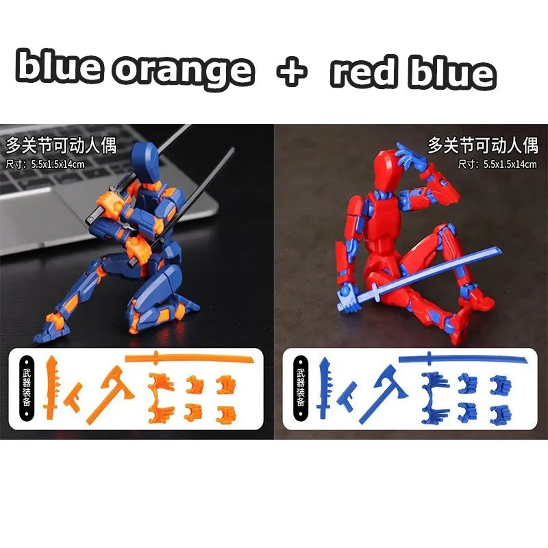 🦸‍♂️ Light-Up Titan Warriors! T13 Action Figures 🔦 | Pose, Play & Battle with Glowing Heroes - ThiGui