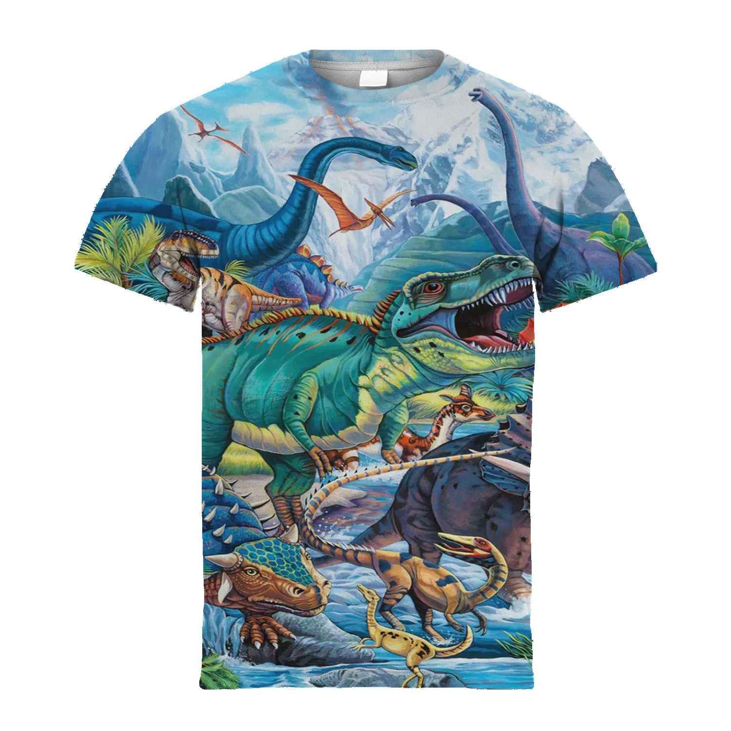 🦖Dino-Mite Summer Fun Tee for Little Adventurers - ThiGui