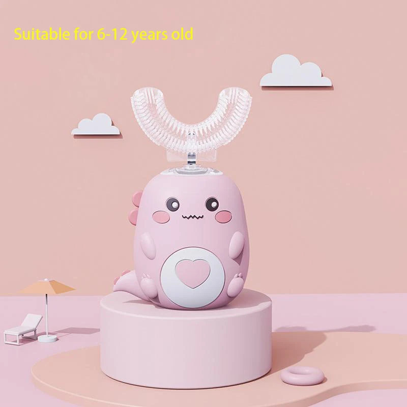 🪥⚡ Smart U-Shaped Electric Toothbrush – 360° Clean & Sonic Magic for Little Smiles! 😁👧👦 - ThiGui
