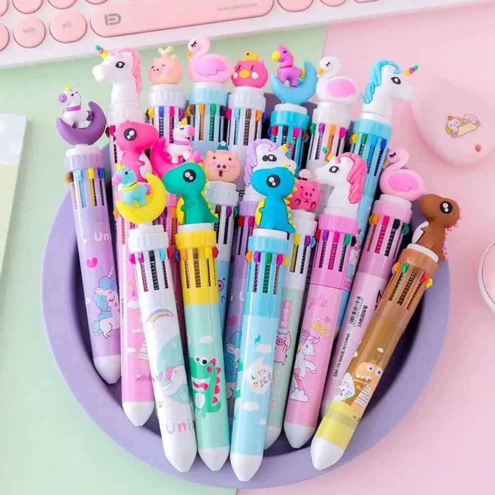 🖊️Colorful Fun! Cartoon Pens – The Perfect Party Gift for Boys Who Love to Create - ThiGui