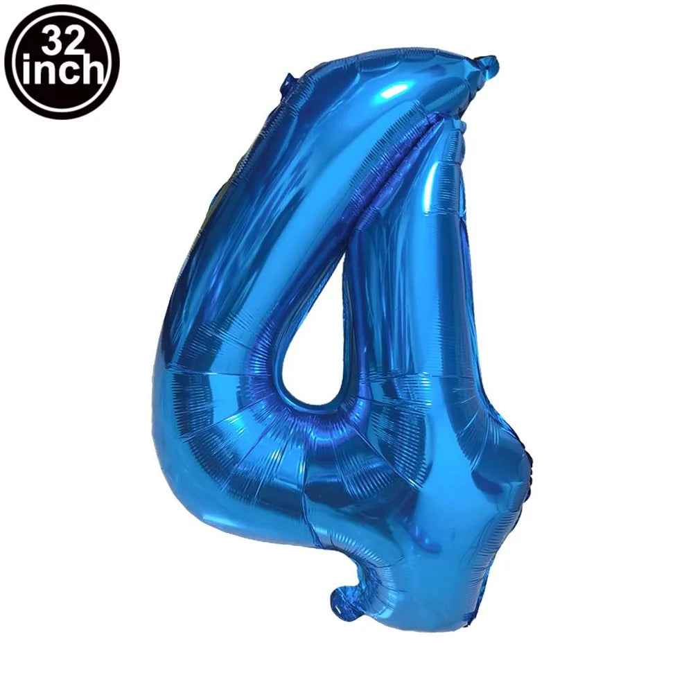 🎈Big Birthday Style – Navy Blue Number Balloons for a Picture-Perfect Party! - ThiGui