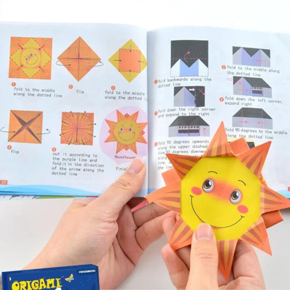 🦁 108-Page Origami Fun Book – Creative Animal Folding for Little Hands! 🧠✂️ - ThiGui