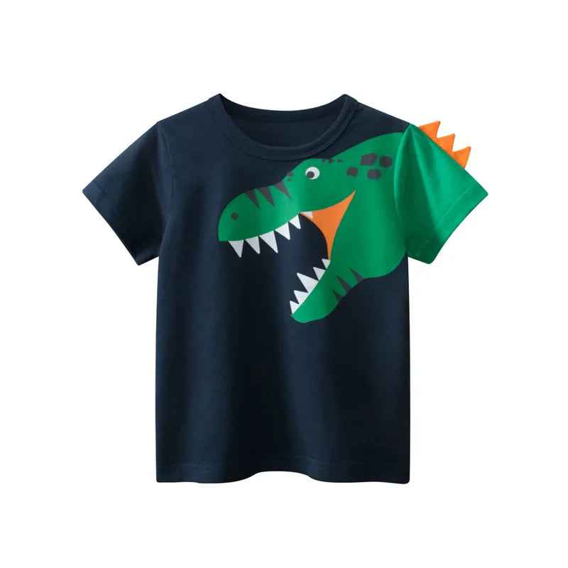 🦖💥 Dino-Mite Summer Tee for Boys – Where Comfort Meets Adventure! - ThiGui