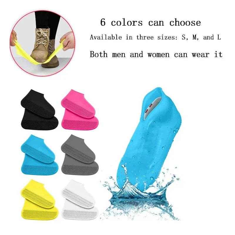 👟Bye-Bye Wet Socks! Waterproof Silicone Shoe Covers Every Boy Needs - ThiGui