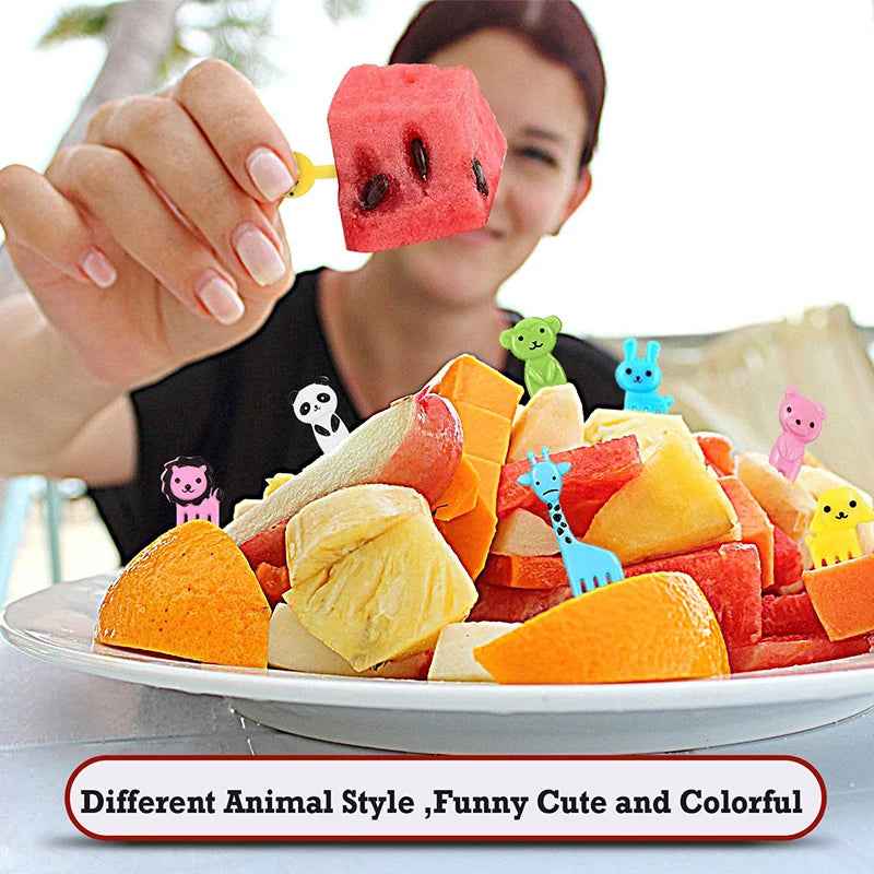 🐰🍎 Cute Animal Food Picks – Make Mealtime Fun & Fuss-Free! 🍱🎉 - ThiGui