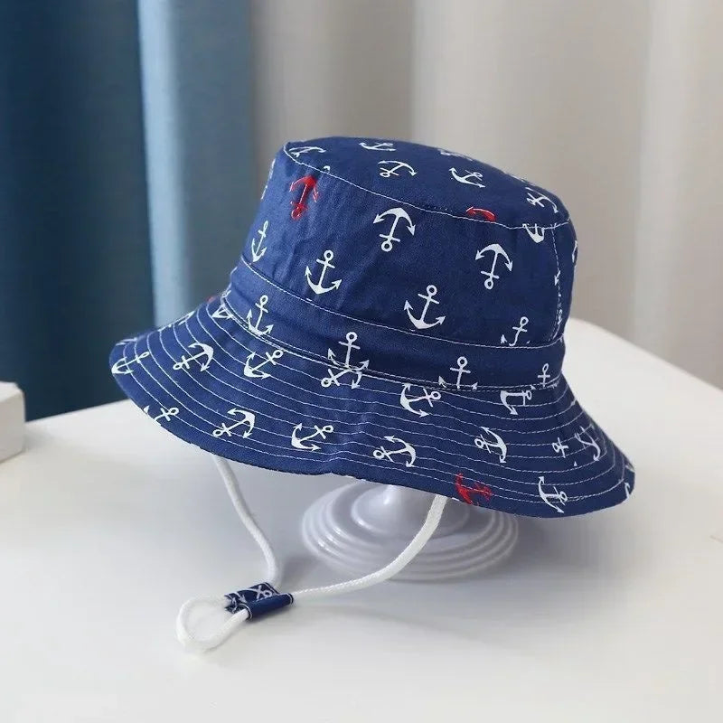 🧢 Cool & Covered! Lightweight Panama Bucket Hat for Babies & Toddlers ☀️🌿 - ThiGui