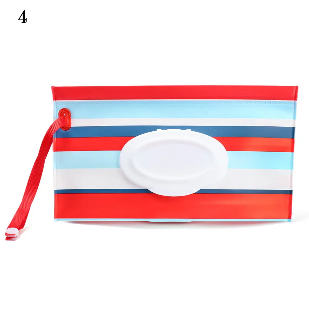 🧷 Smart Wet Wipes Bag – Snap, Strap & Go! Perfect for Mum Life on the Move! 💖🍼 - ThiGui
