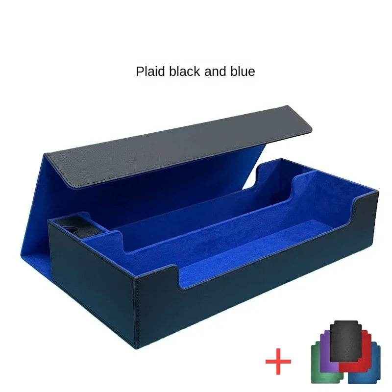 📚Deluxe Card Keeper: PU Leather Storage Box with Magnetic Lid for Trading Cards - ThiGui