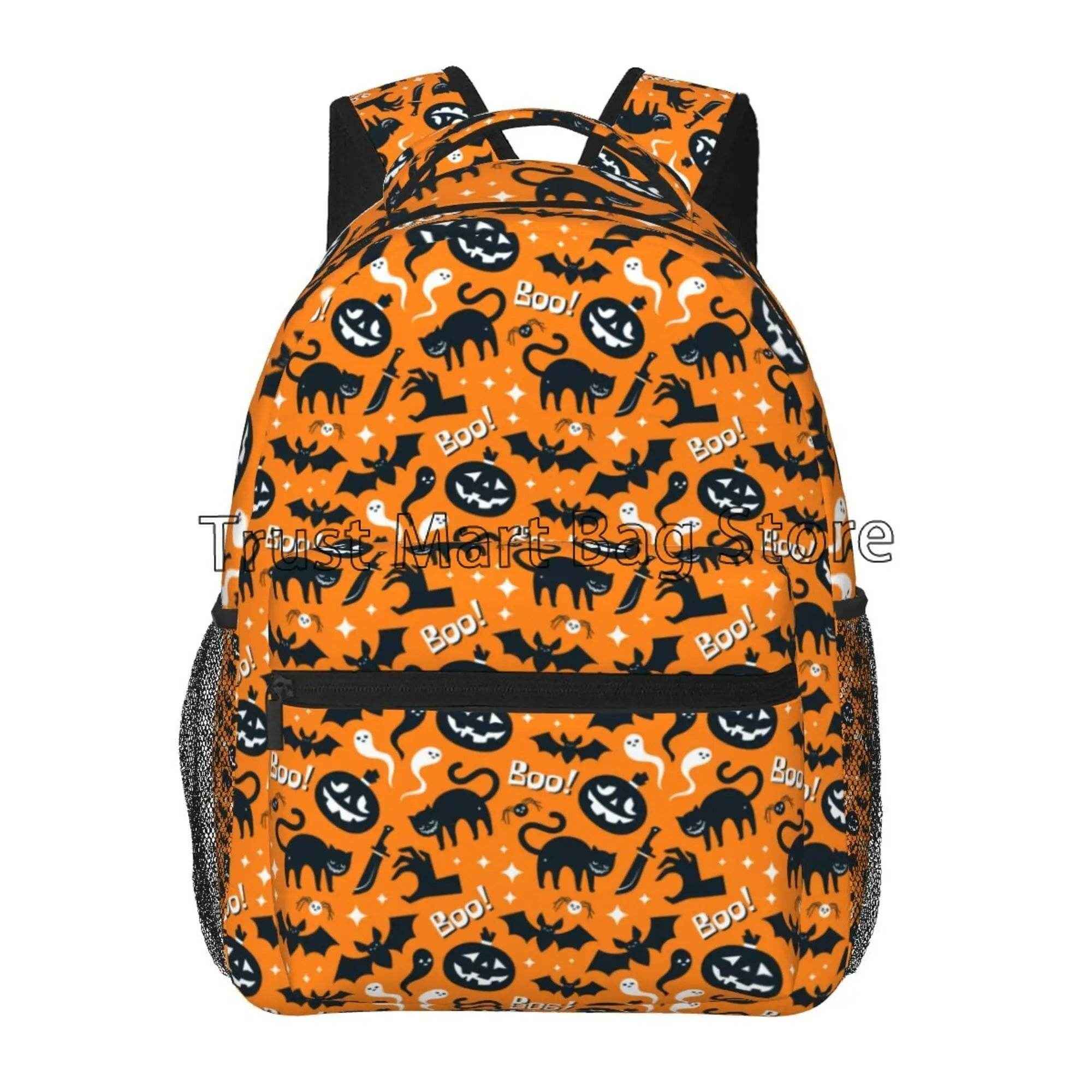 🎃 Spooky-Cute Halloween Bat Backpack – Perfect for School, Travel & Adventure! - ThiGui