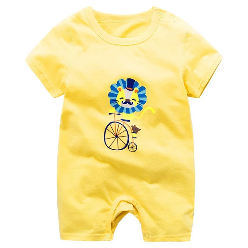 🍃 100% Cotton Summer Baby Romper – Soft, Safe & Super Sweet! 👶 - ThiGui