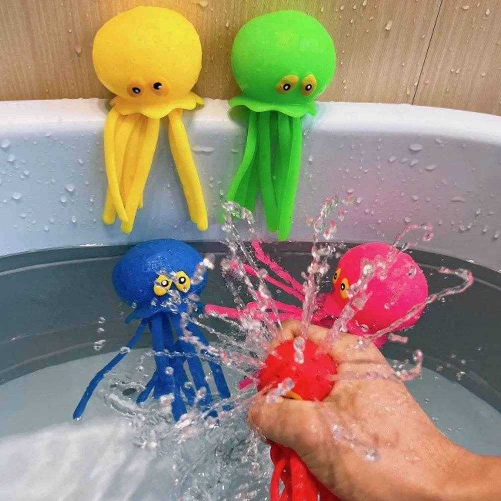 🐳Squishy Octopus Bath Toy for Boys That Soaks Up Water and Spreads Smiles - ThiGui