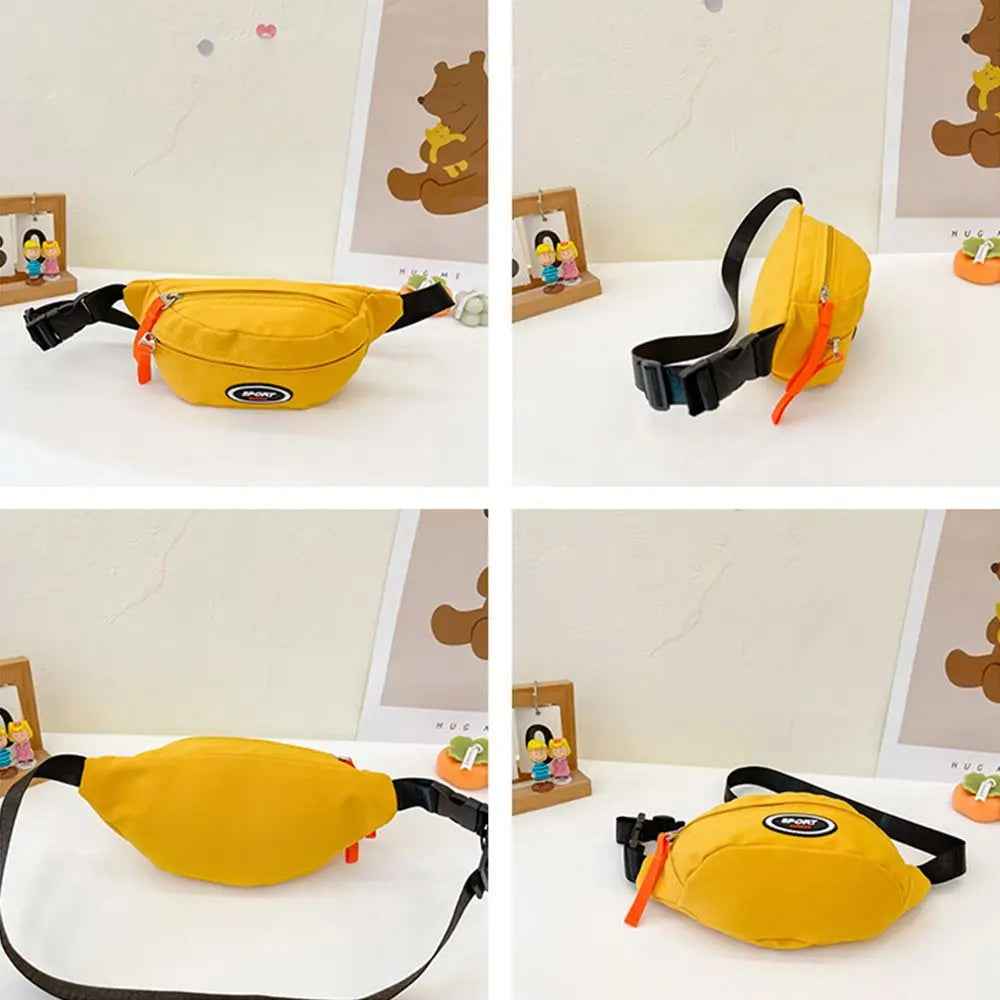 🎒 Everyday Adventure Buddy! Cute & Comfy Canvas Chest Bag for Active Kiddos 👧 - ThiGui