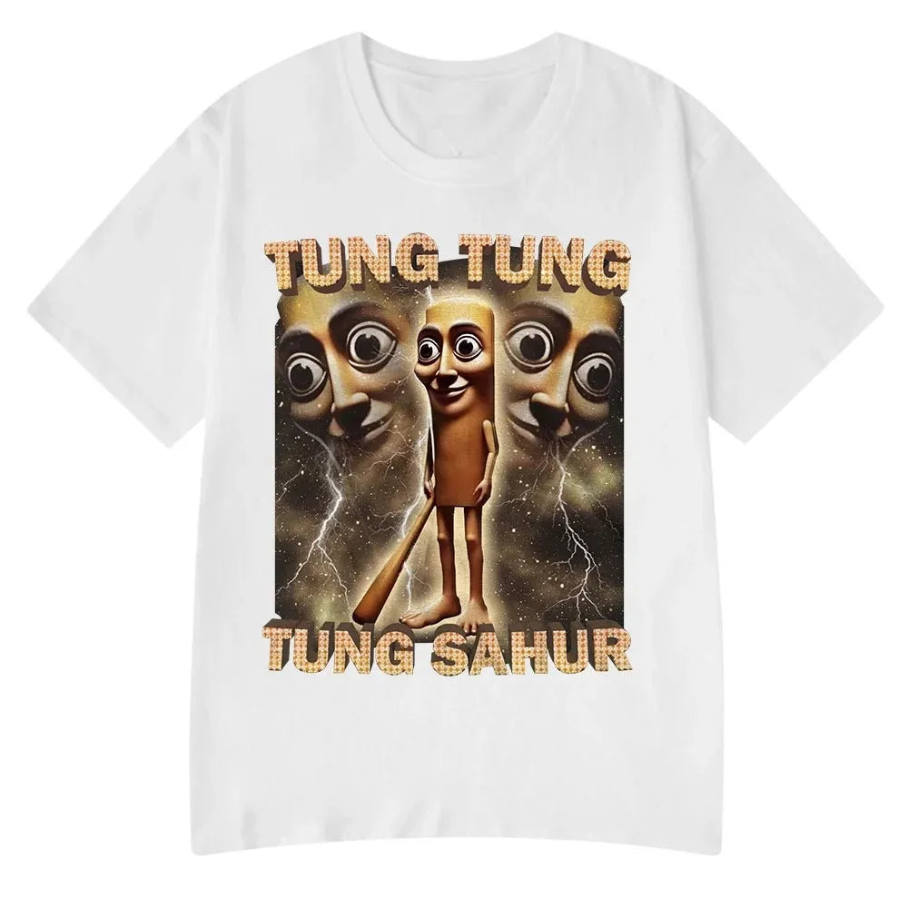 Italian Brainrot Meme Tee 😂🔥 Tralalero Tralala Cotton Y2K T-Shirt - ThiGui