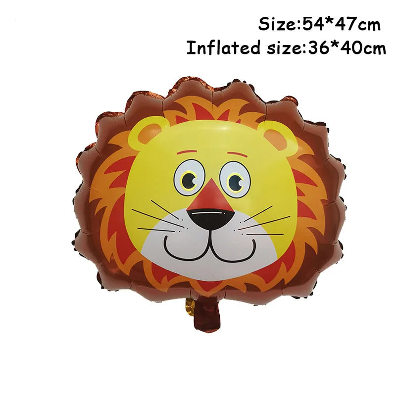🎉 Wild Jungle Animal Balloons – Safari Party Magic with Lions, Tigers & More! 🐯🎈 - ThiGui