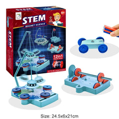 🧲 Magnetic Wonder Lab – 12-in-1 Science Kit for Curious Boys! 🔬✨ - ThiGui