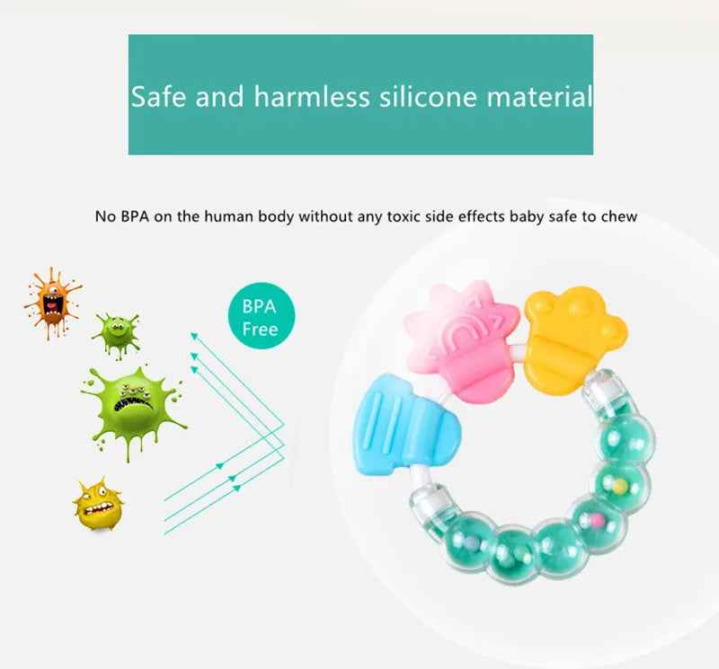 👶 Baby’s First Sensory Rattle – A Tiny Toy with Big Benefits! 🎈🐘 - ThiGui