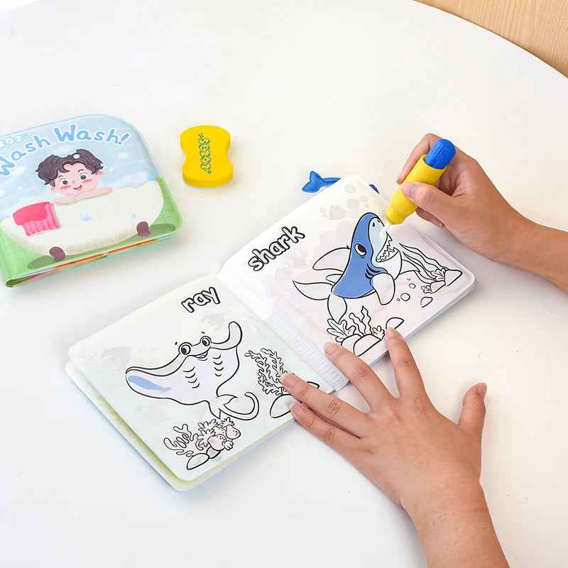 📖 Splash & Learn – Magic Bath Books That Reveal Colors with Water! 🛁🎨 - ThiGui