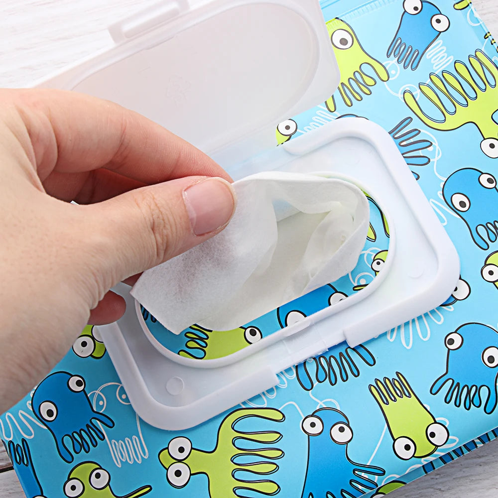 🧷 Smart Wet Wipes Bag – Snap, Strap & Go! Perfect for Mum Life on the Move! 💖🍼 - ThiGui