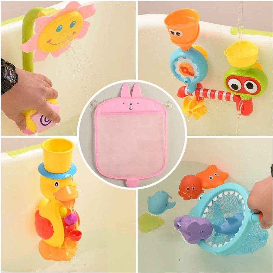 🦖 Dino-Magic Bathtime Buddy – Fun Organizer for Water Toys & Bathroom Bliss! - ThiGui